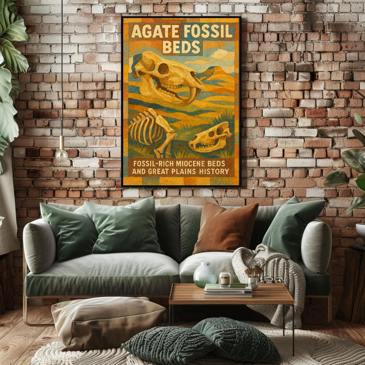 Agate Fossil Beds Fossil-Rich Miocene Poster