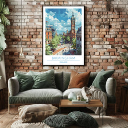 Birmingham Skyline Poster