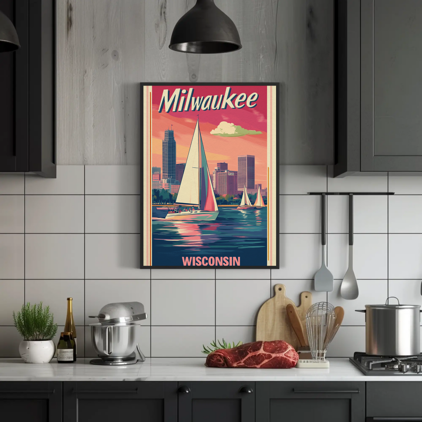 Milwaukee Vintage Poster
