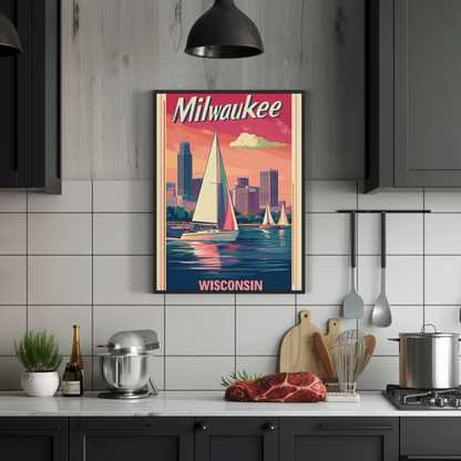 Milwaukee Vintage Poster