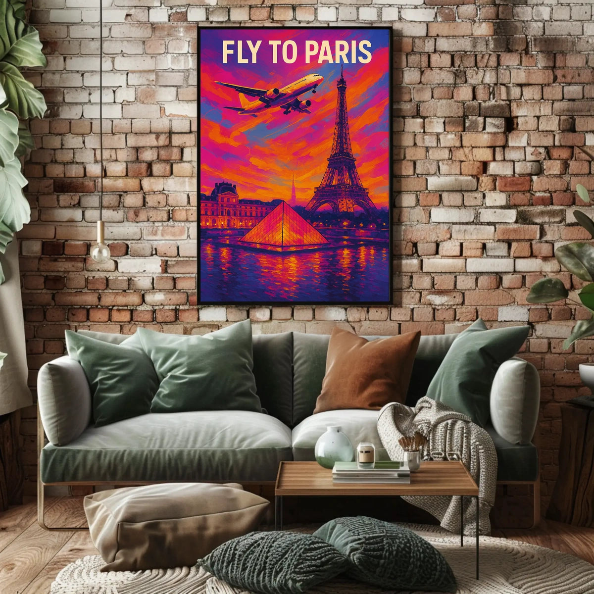 Fly To Paris Poster