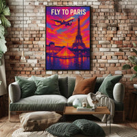 Fly To Paris Poster