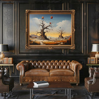 Surreal Landscape with Whimsical Eerie Fantasy Mythology Poster