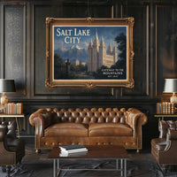 Salt Lake City Gateway to the Mountains Poster