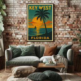 Key West Sunset Poster