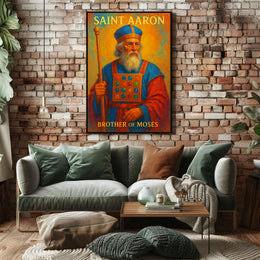 Saint Aaron Brother Of Moses Poster