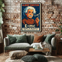 Albert Einstein Theory Of Relativity Poster