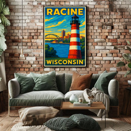 Racine, Wisconsin Poster