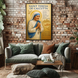 Saint Teresa of Calcutta Poster PosterGoat