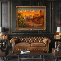 Scottsdale Southwestern Charm Travel Poster