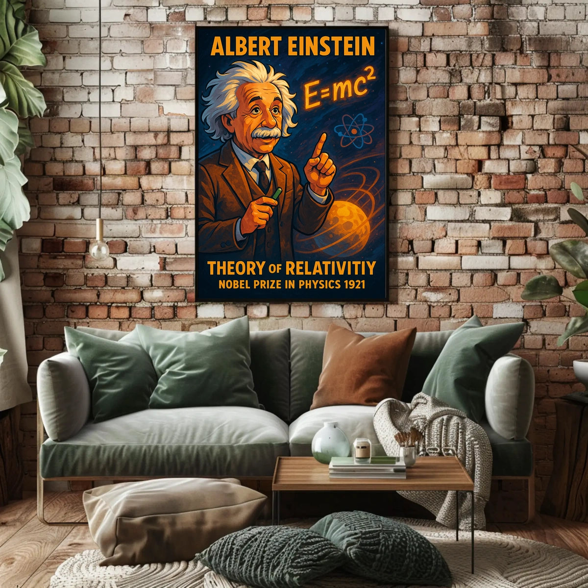 Albert Einstein Nobel Prize In Physics Poster