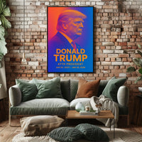 Trump Visionary Futurism Patriot Poster
