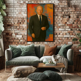 Confident Abstract Art: Modern Expressionism Poster