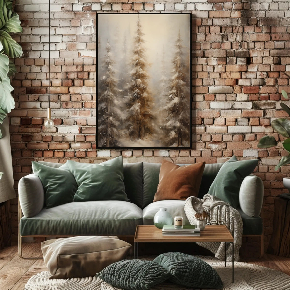 Winter Forest Serenity Poster