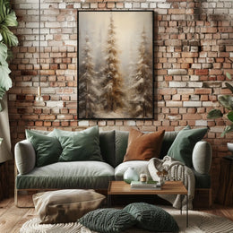 Winter Forest Serenity Poster