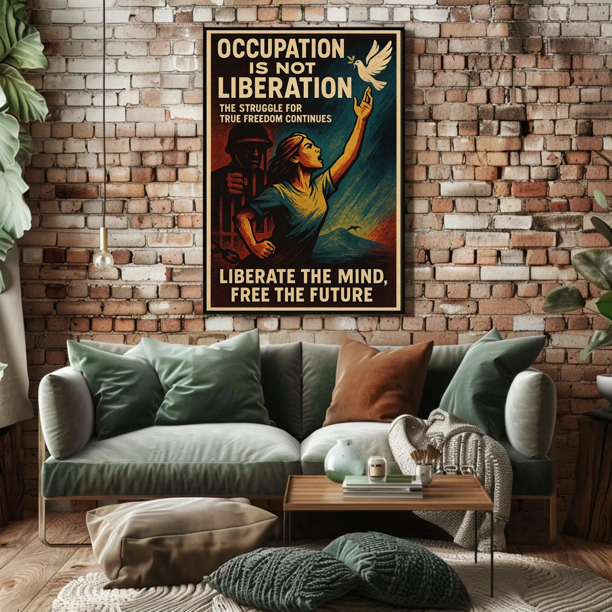 Occupation Is Not Liberation Poster