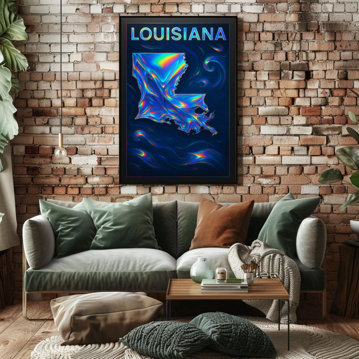 Louisiana In Vibrant Hues Poster
