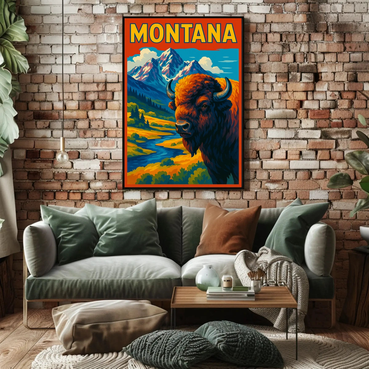 Montana Wilderness Poster