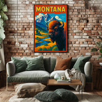 Montana Wilderness Poster