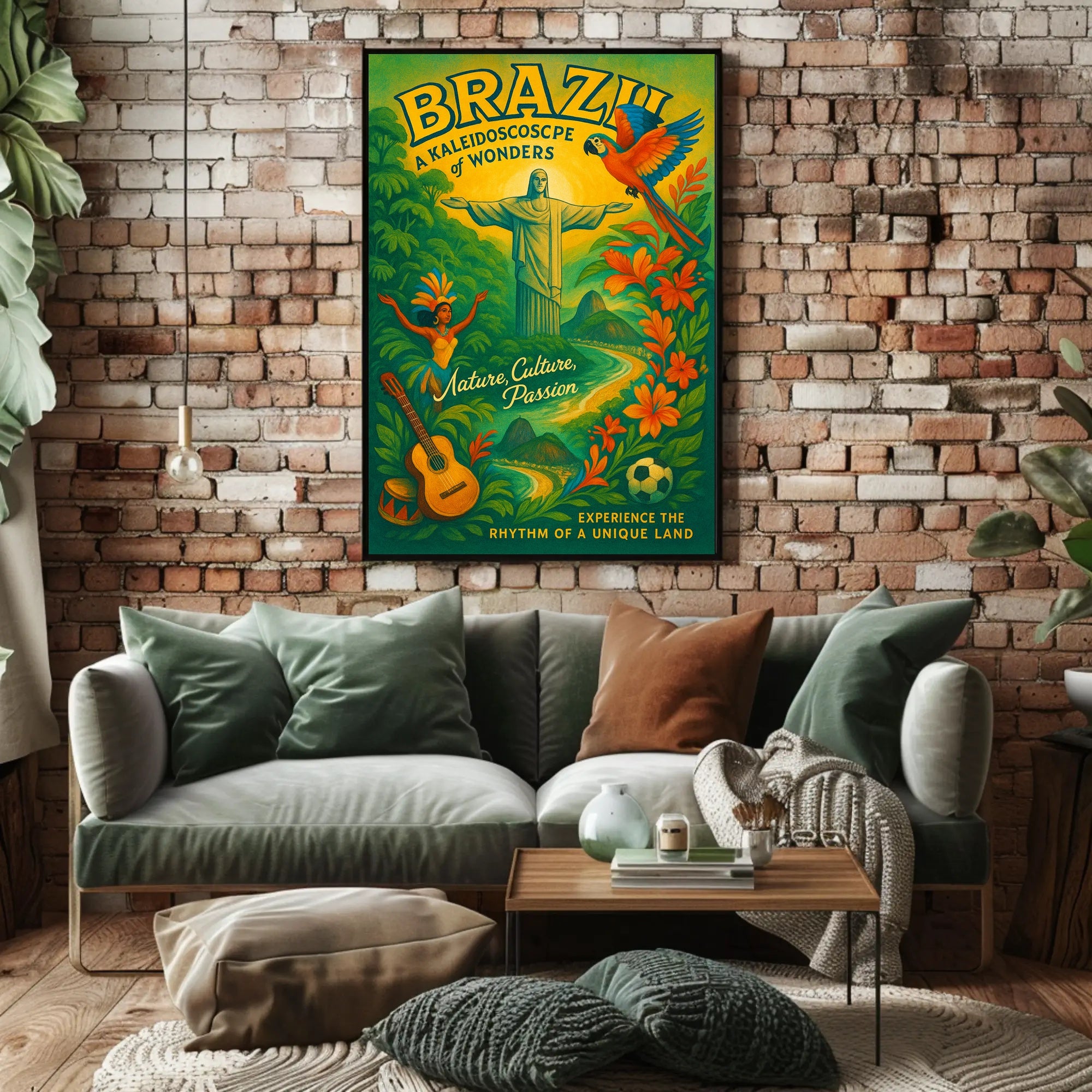 Brazil A Kaleidoscope Of Wonders Poster