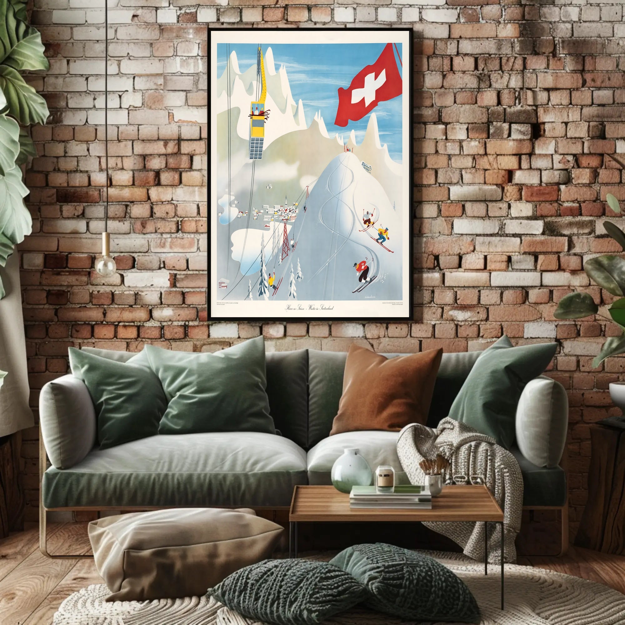Winter in Switzerland Poster PosterGoat