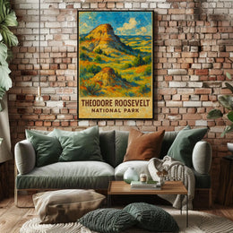 Theodore Roosevelt National Park Poster