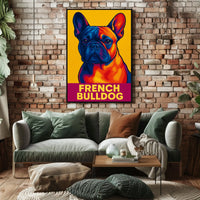 French Bulldog Pop Art Poster