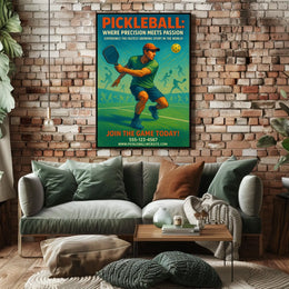 Pickleball Passion Poster