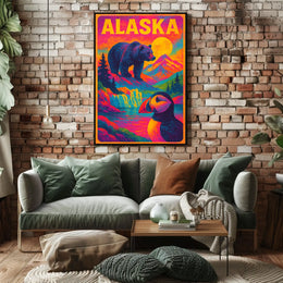 Alaska Wildlife Wonders Poster