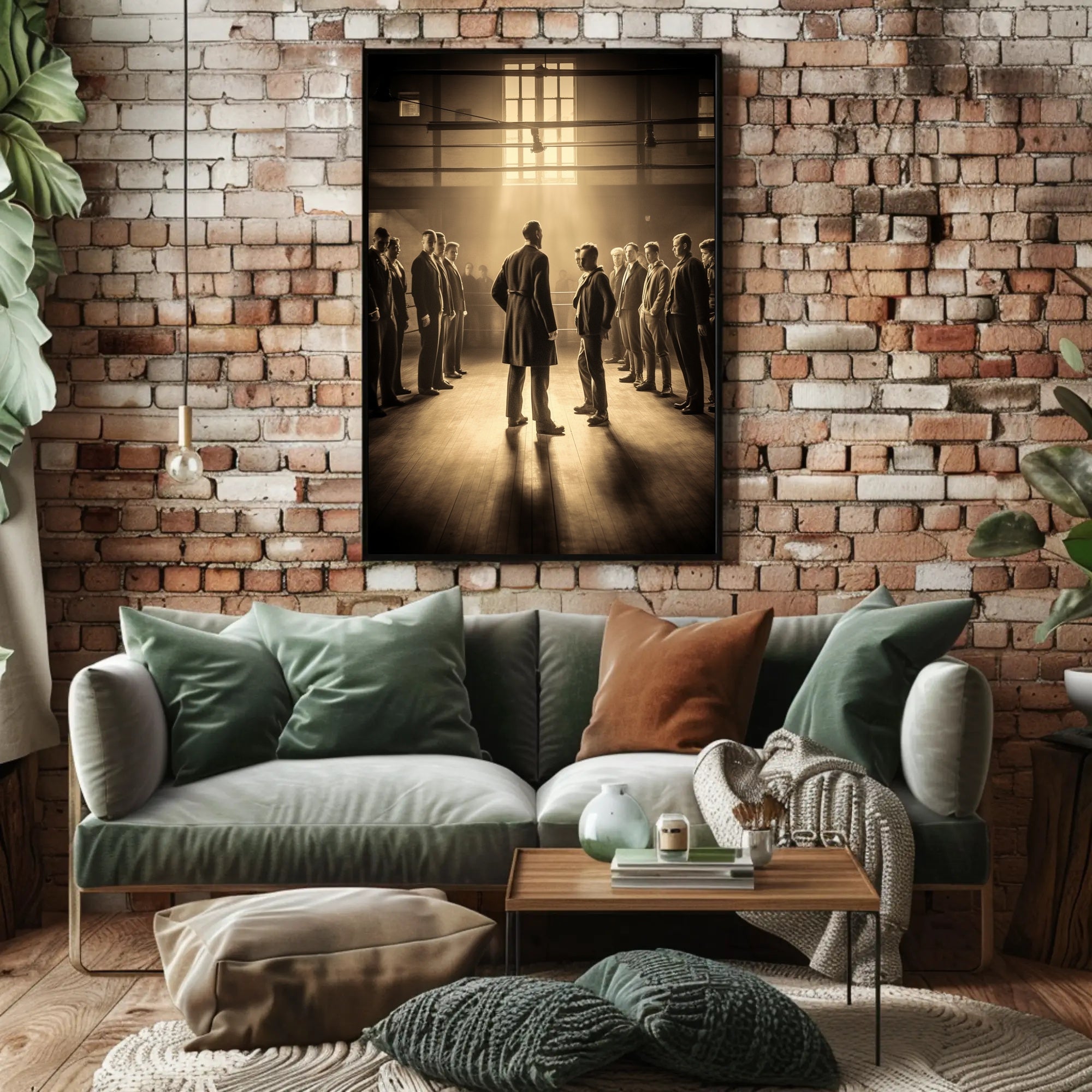 Confrontation in the Ring Poster