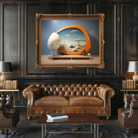 Surreal Desert Dreamscape in Abstract or Artistic Poster