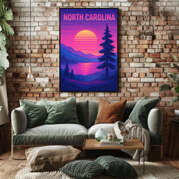 North Carolina Sunset Poster