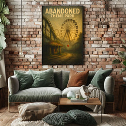 Abandoned Theme Park Poster