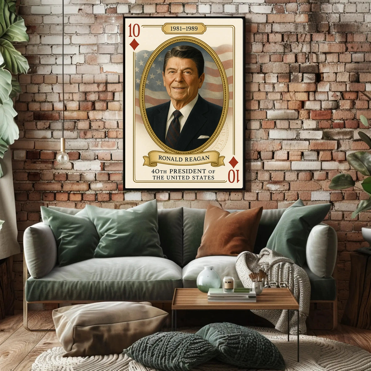 Ronald Reagan 40th President United States History Poster
