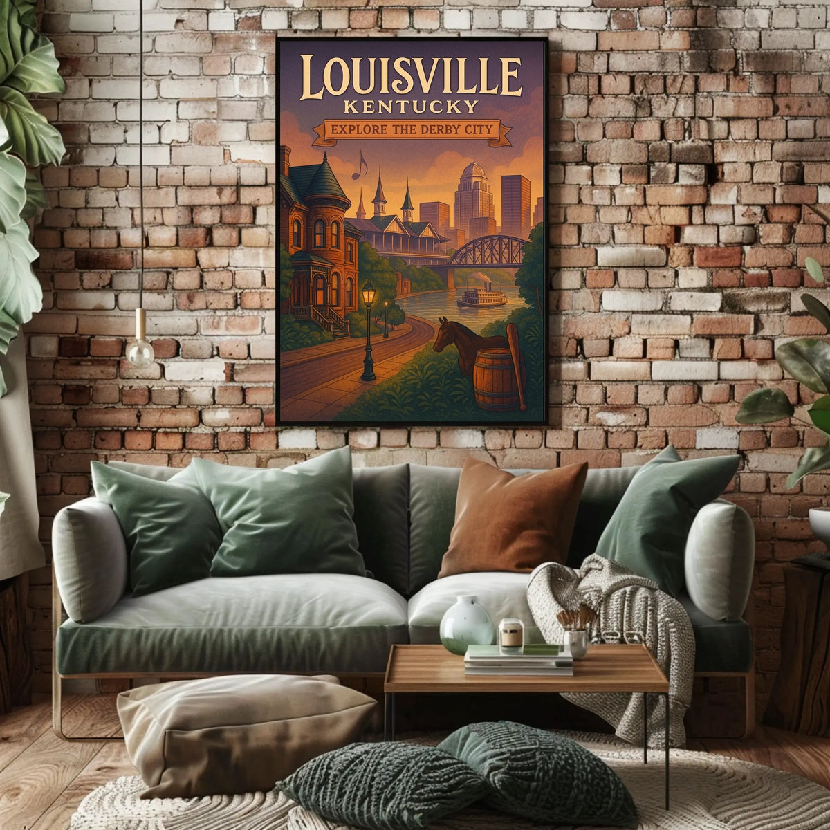 Explore Louisville, Kentucky Poster