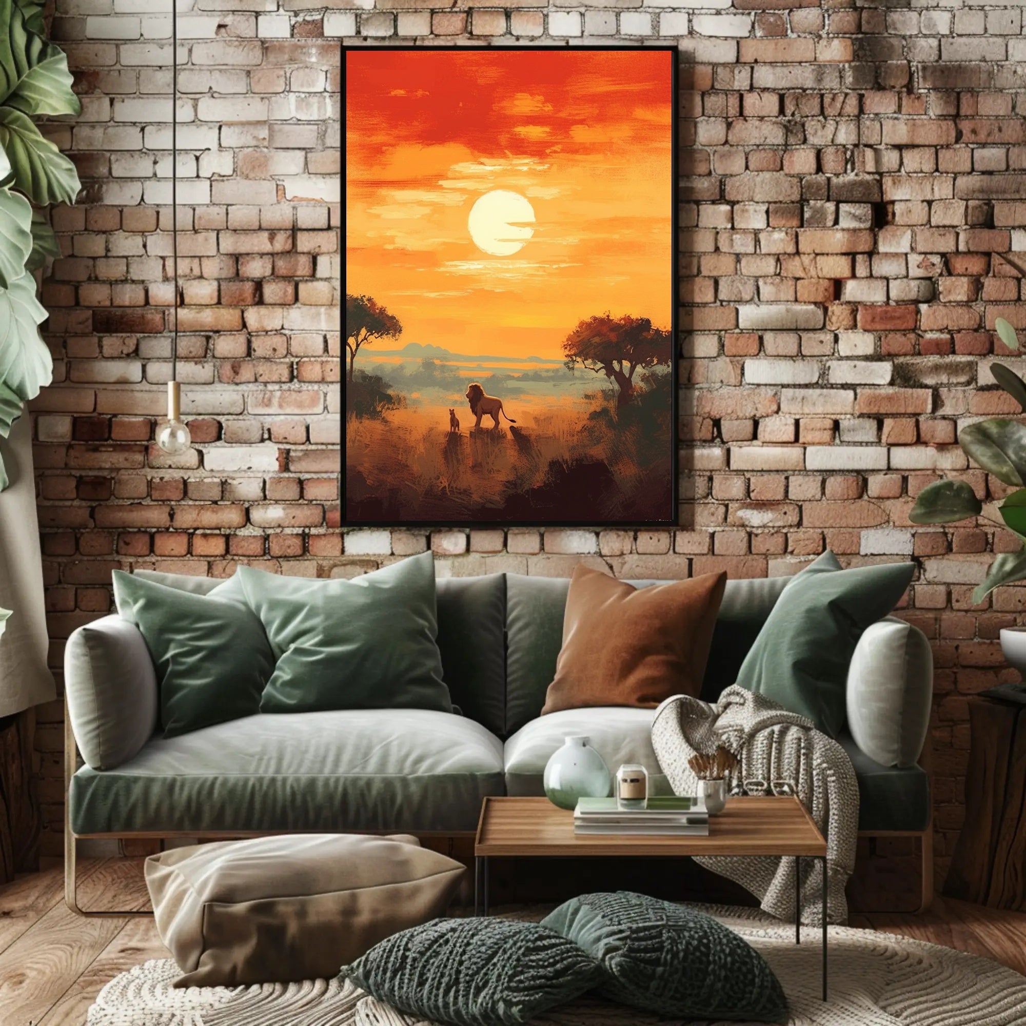 Serengeti Sunset Poster