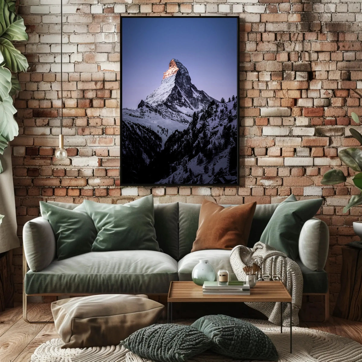 Majestic Mountain Peak Poster