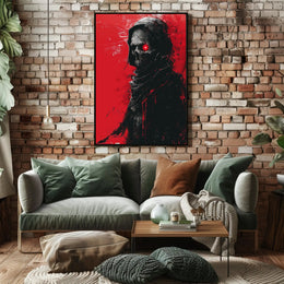 Dark Reaper Modern Gothic Art Poster Print PosterGoat