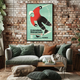 Xi. Internationale Wintersportwoche 1957 Poster