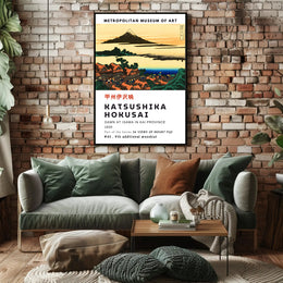 Katsushika Hokusai Dawn at Isawa in Kai Province Poster