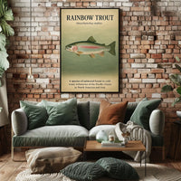 Rainbow Trout Oncorhynchus Mykiss Poster