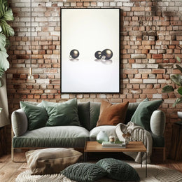 Minimalist Holiday Ornaments Minimalist Poster