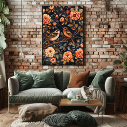 Enchanted Garden Wall Art Vintage Print
