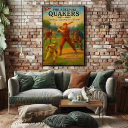 Philadelphia Quakers Baseball Era Poster