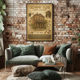 Olympic Club Of New Orleans Poster