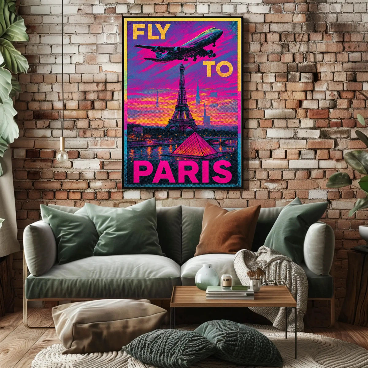 Fly To Paris Poster