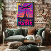 Fly To Paris Poster