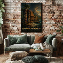 PuUhonua O Hōnaunau Place Of Refuge Poster