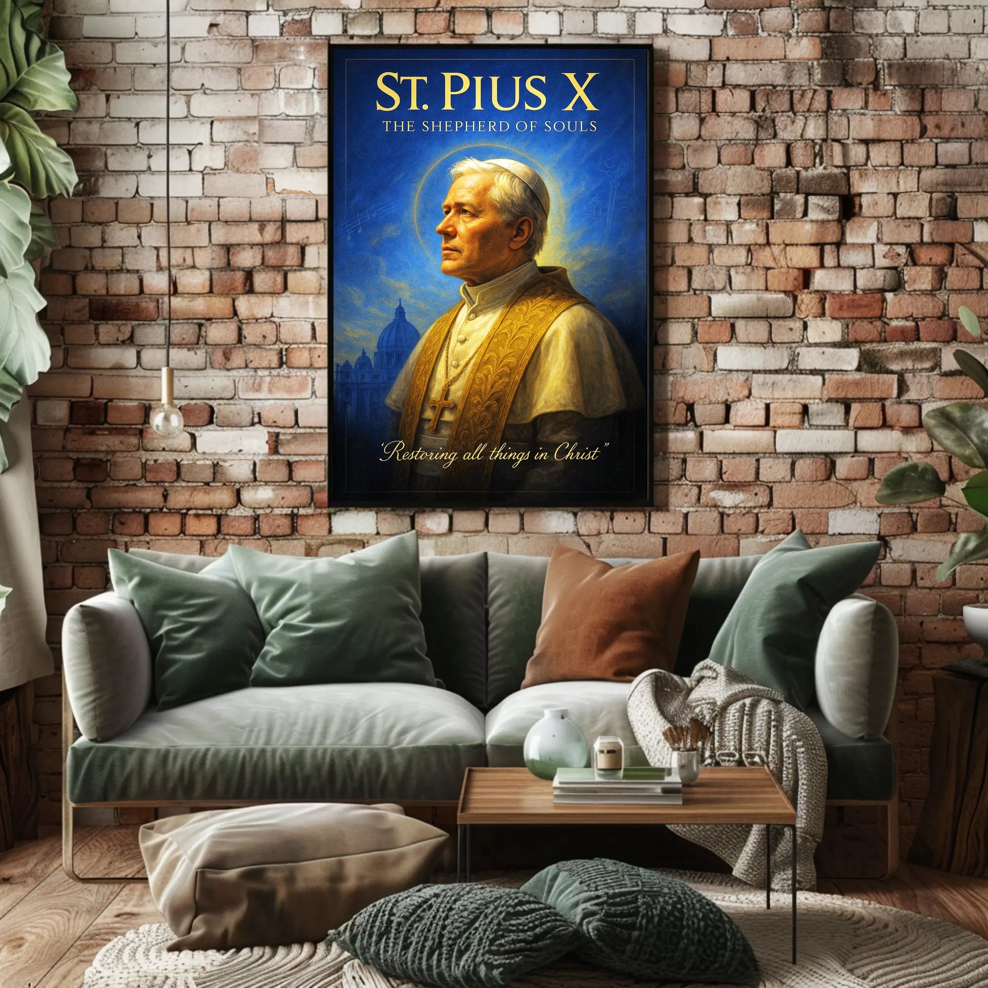 St. Pius X The Shepherd of Souls Poster PosterGoat