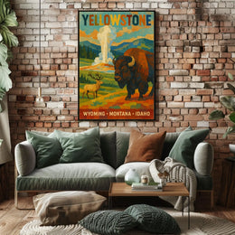 Yellowstone National Park Poster